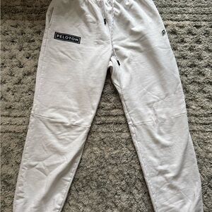 Peloton White Joggers